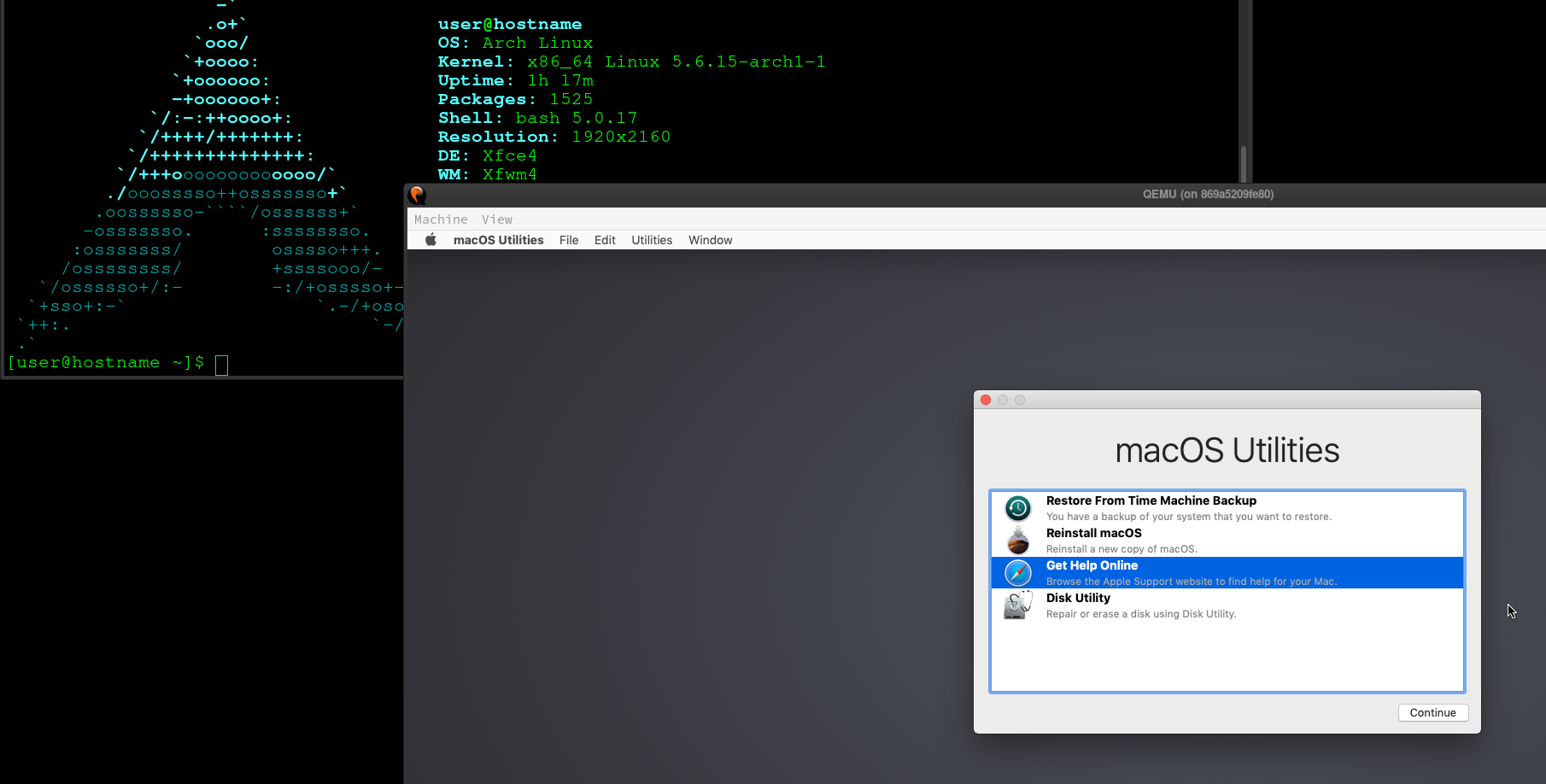 OSX KVM DOCKER Running mac osx in a docker container
