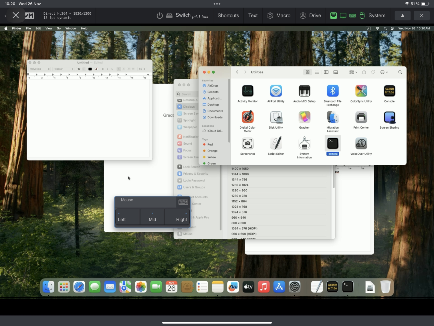 Updated fullscreen mode