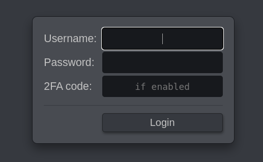 2FA support in the web UI